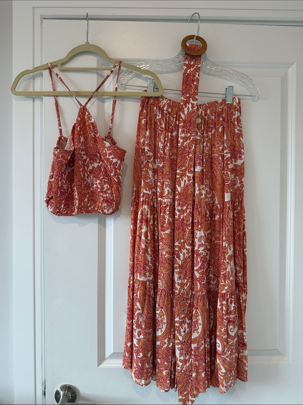 Boho Floral Two-Piece Vacation Set